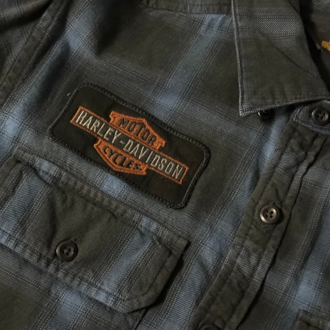 할리데이비슨 체크 셔츠 s 상품이미지3