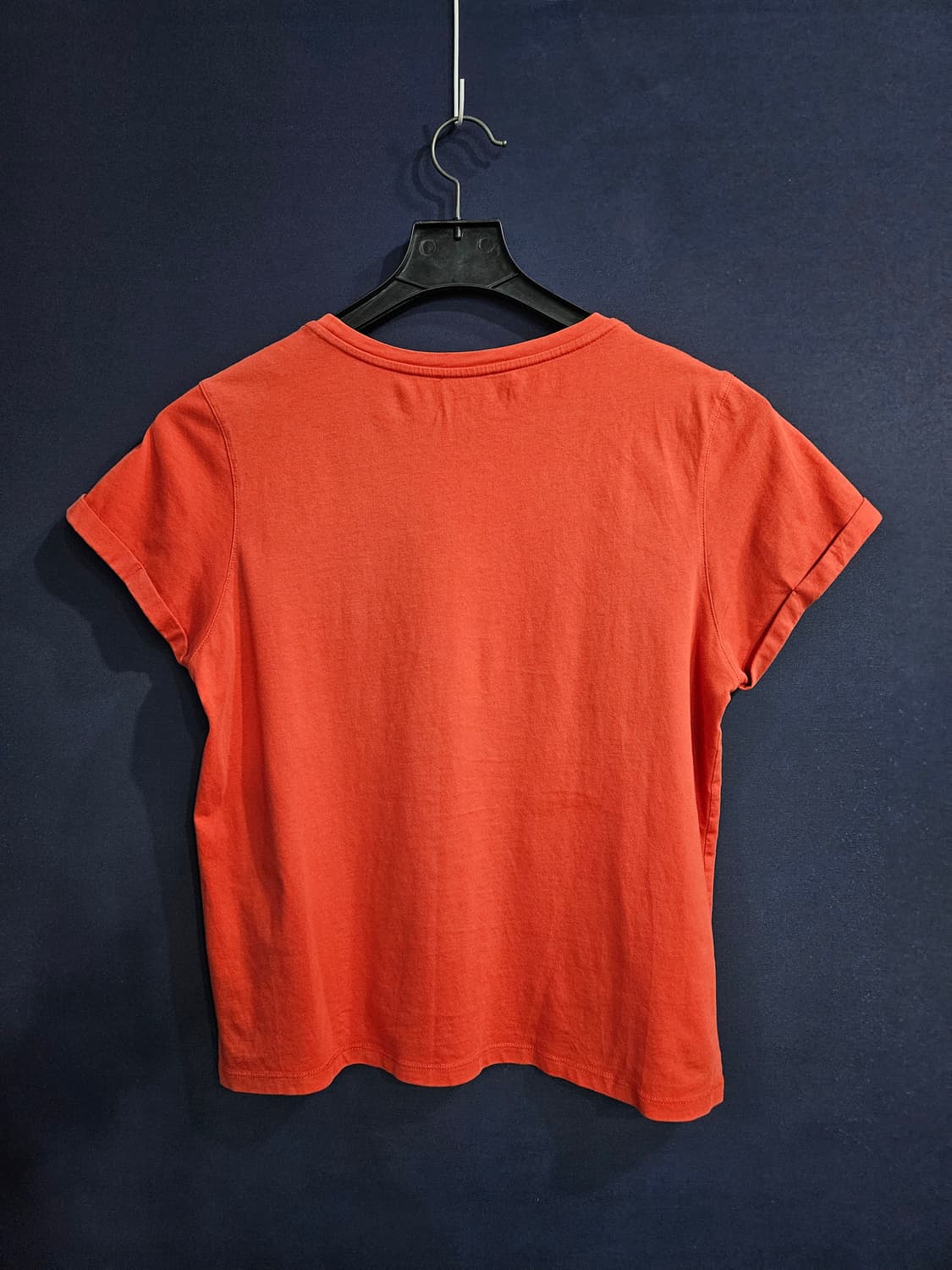 A.P.C 아페쎄 프린팅 다크레드 남성 슬림핏 100 크롭 반팔티  상품이미지2