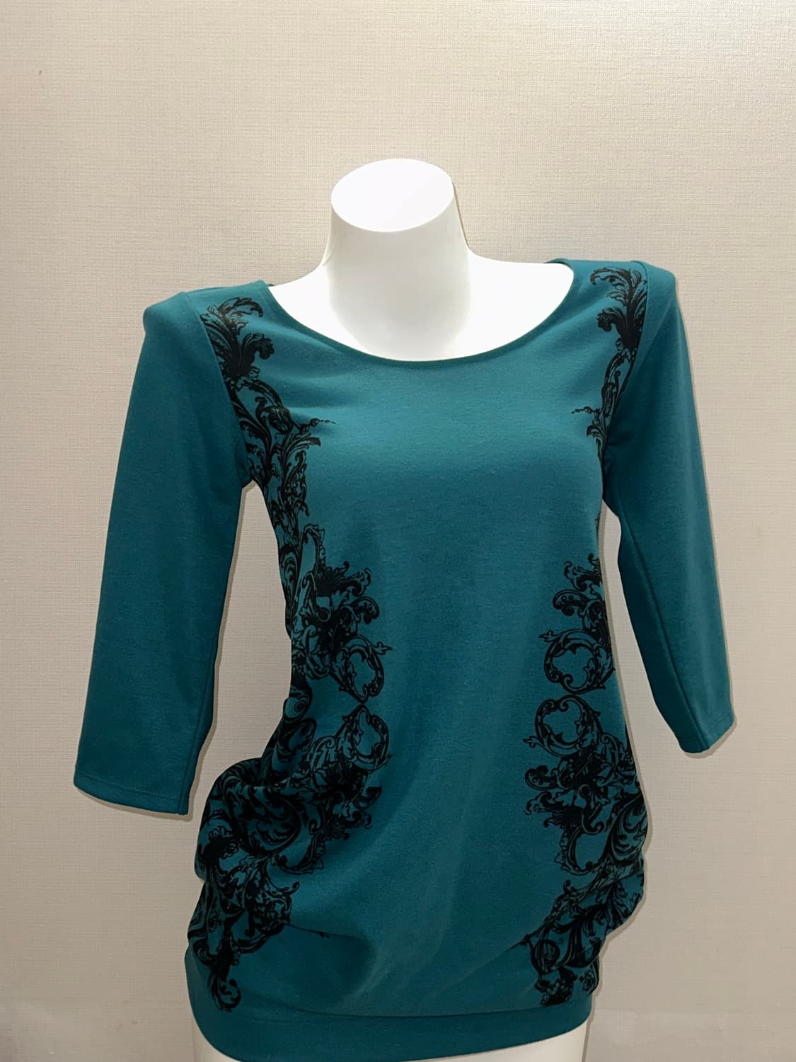 빈티지 청록 오리엔탈 투웨이 원피스 상품이미지2