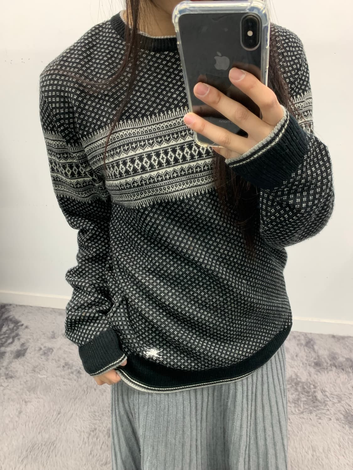 버버리 노르딕 패턴 니트 상품이미지1