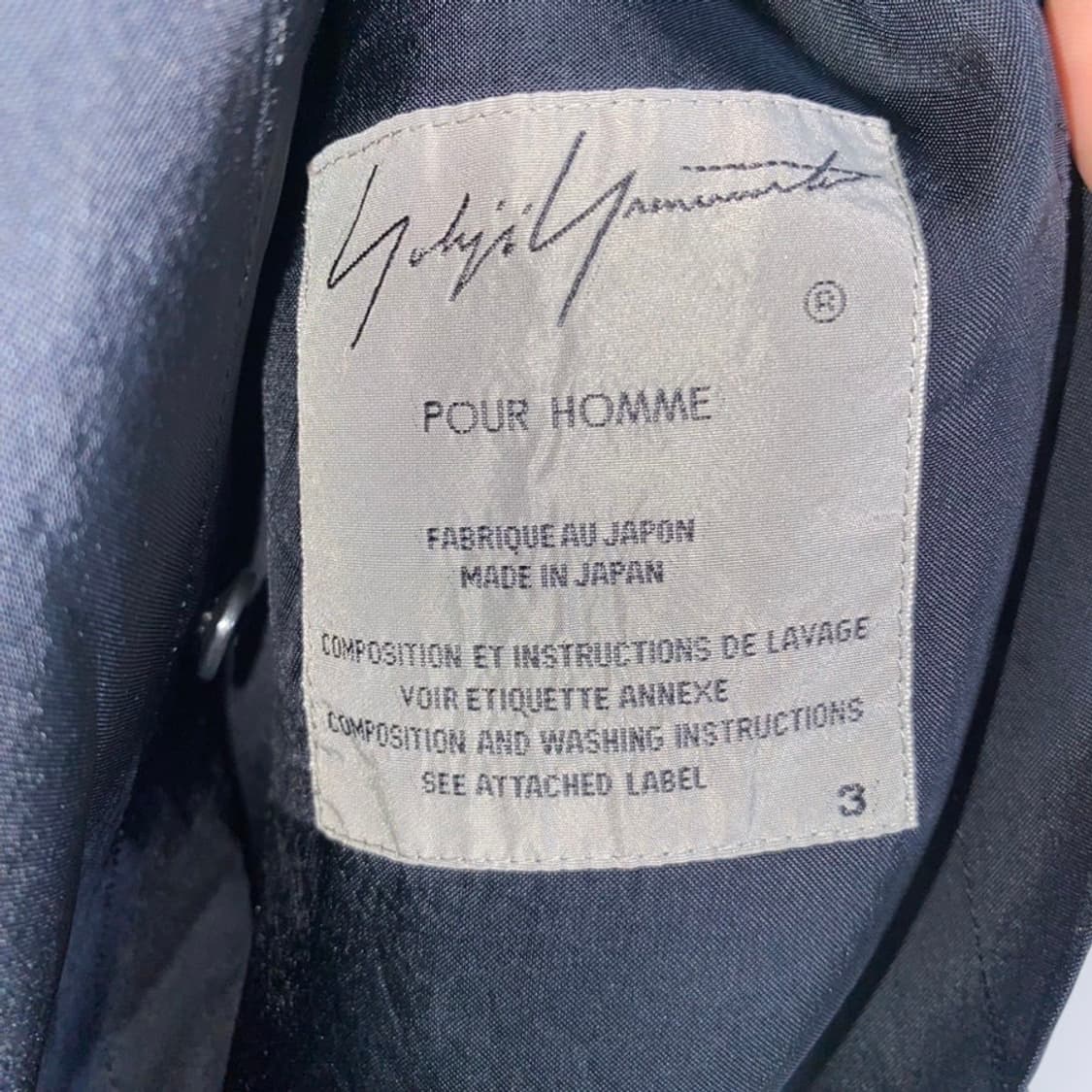 Yohji yamamoto pour homme staff shirt 상품이미지5