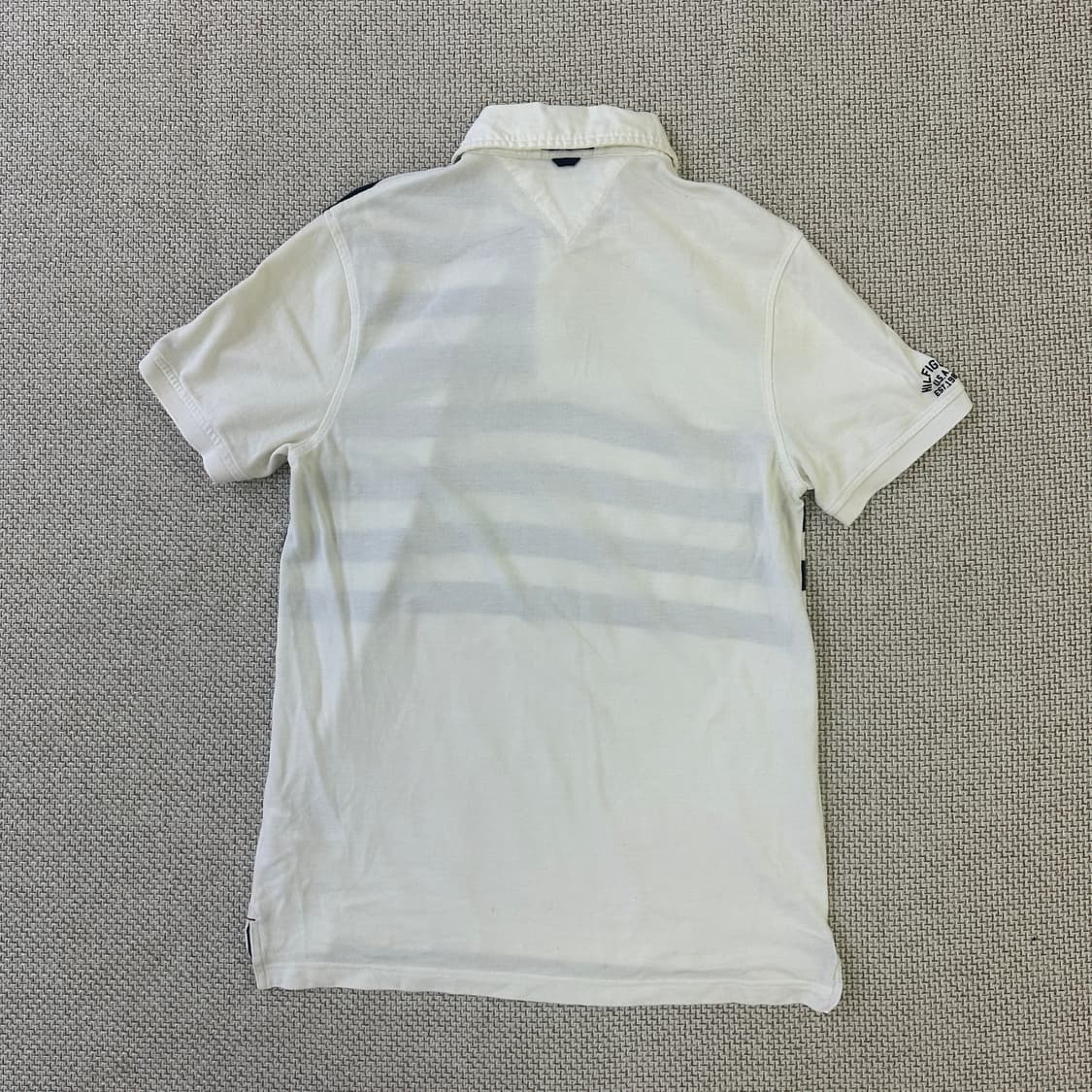 L 타미힐피거 스트라이프 패턴 카라티 0415D 상품이미지4