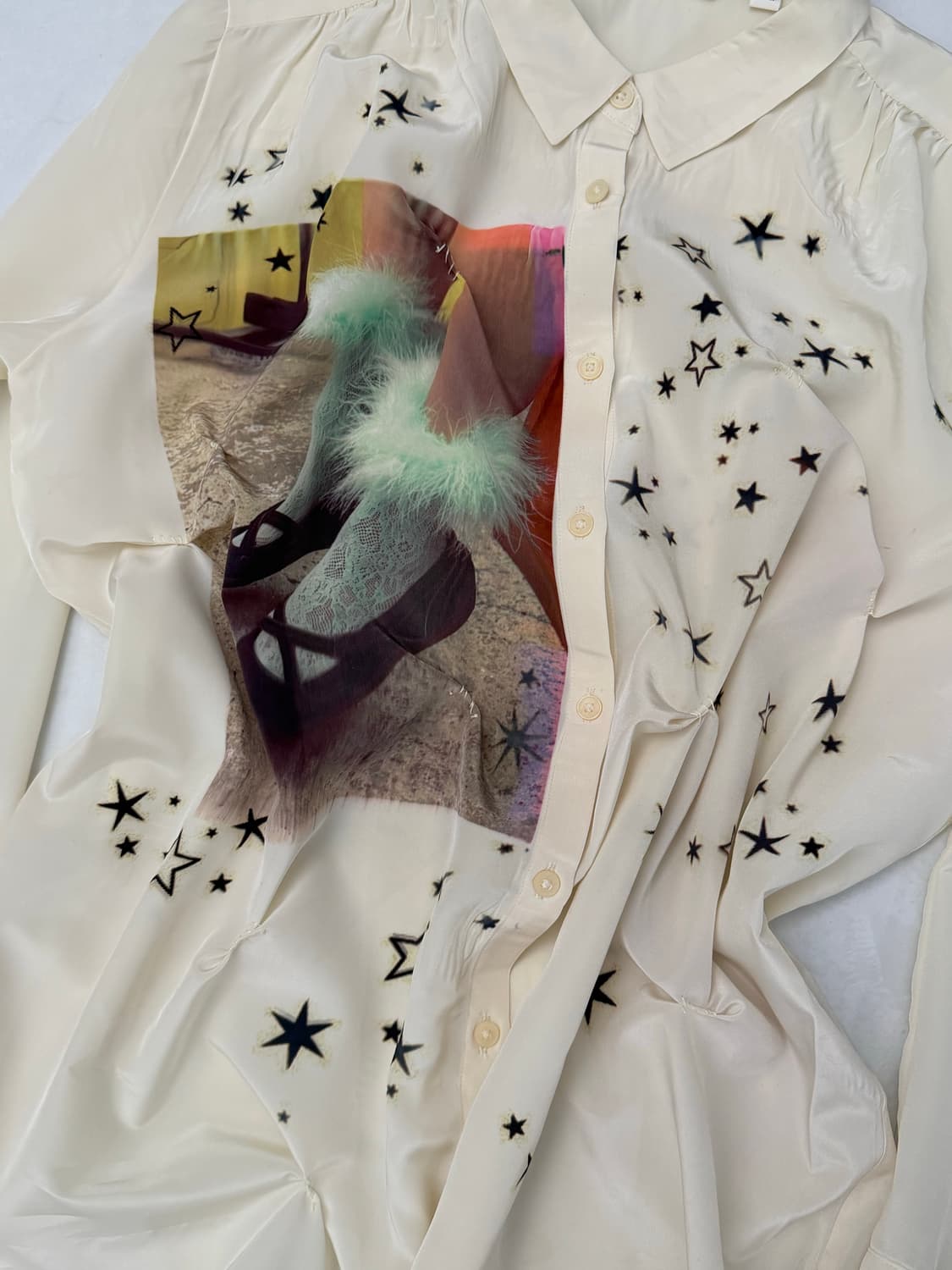 리워크 그래픽 셔링 셔츠  상품이미지5