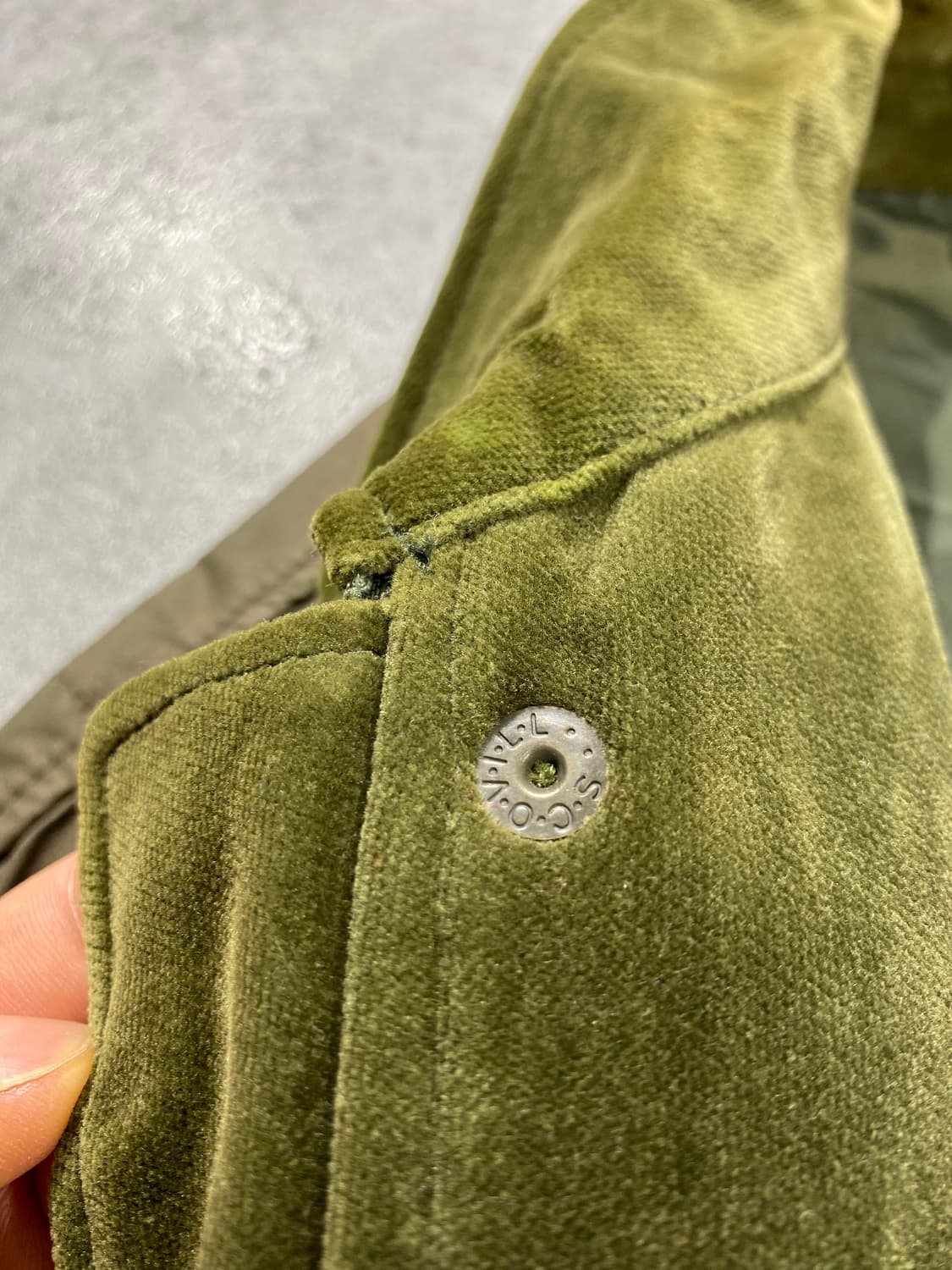 [L] 90s Simple Life 심플라이프 재팬 벨벳 봄버자켓 상품이미지7