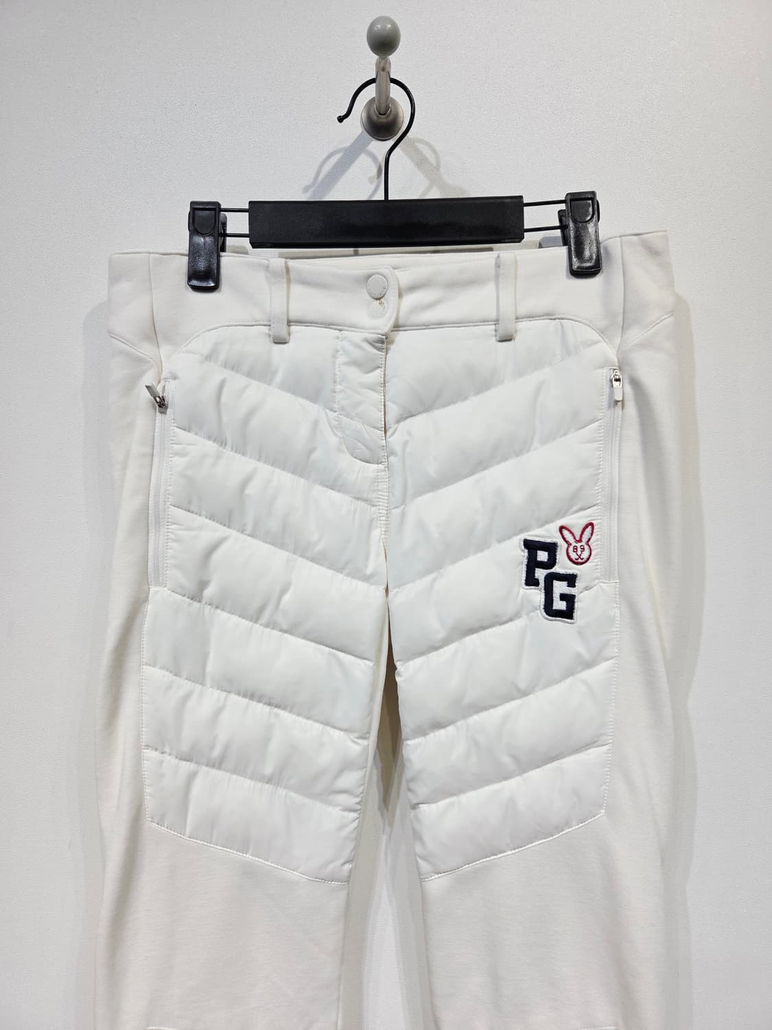 파리게이츠 여성 화이트 구스다운 패딩 골프팬츠 상품이미지3