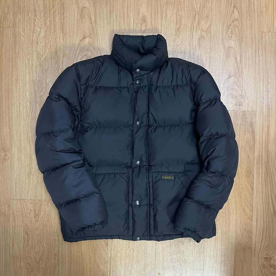 폴로 랄프로렌 블루택 다운 푸퍼 자켓 빈티지 숏 패딩 점퍼 L 상품이미지1