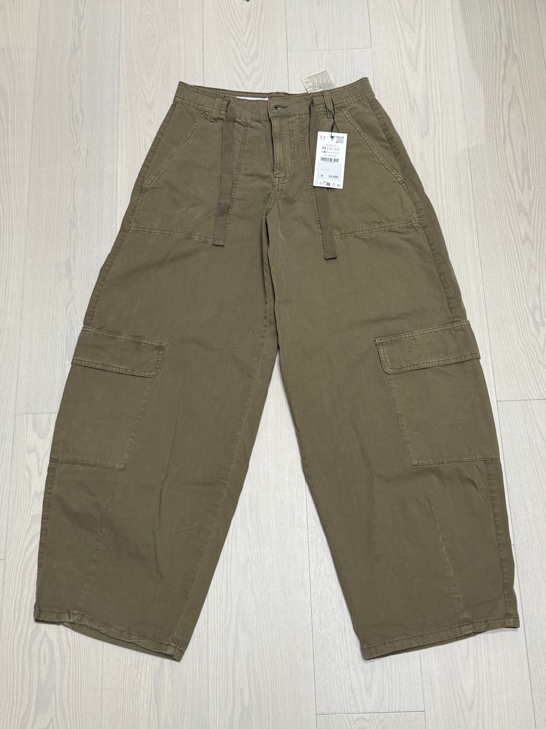 Zara Cargo Pants khaki 자라 카고 팬츠 카키 상품이미지2