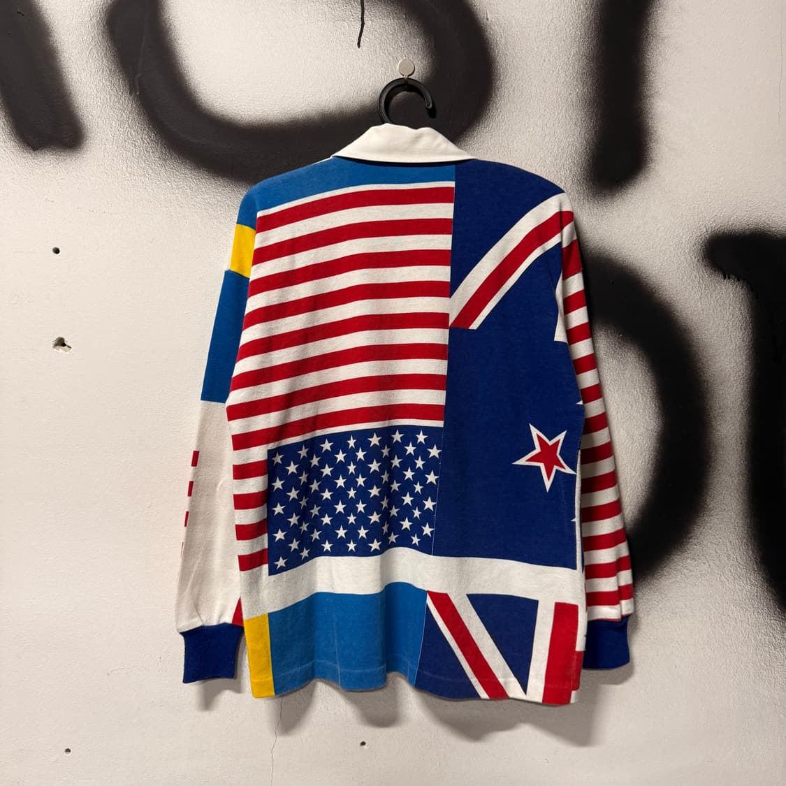 VTG 빈티지 뉴질랜드 풀 프린팅 pk 카라 롱슬리브 상품이미지2