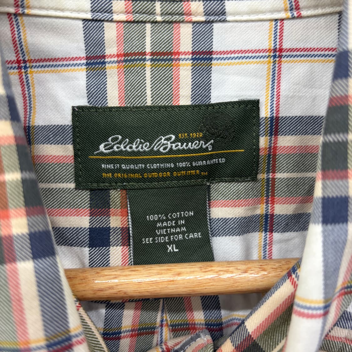 에디바우어 체크 긴팔 셔츠 남성XL 상품이미지4