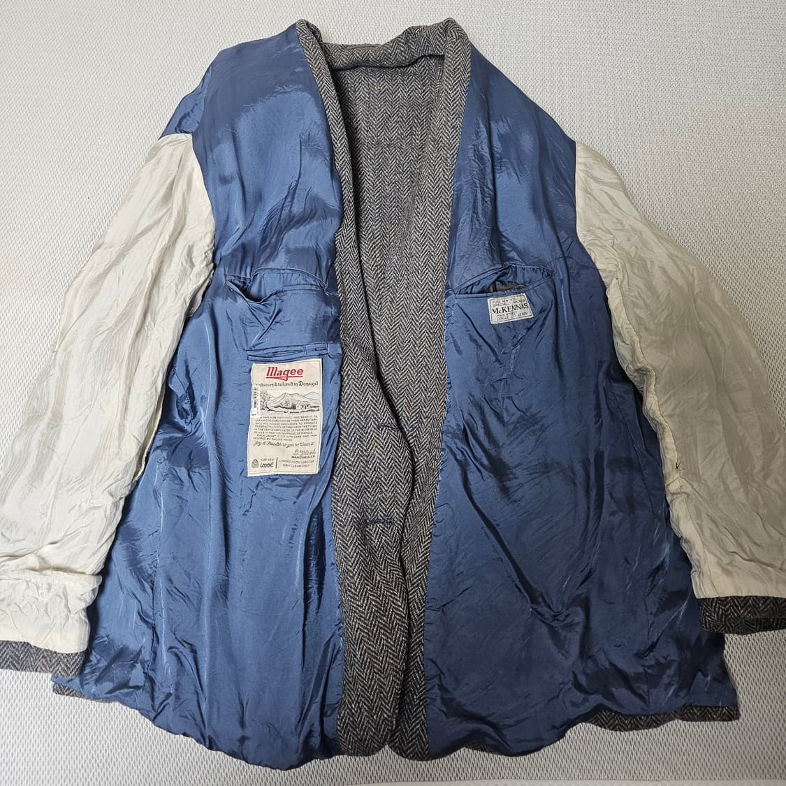 마기 도네갈 헤링본자켓 트위드자켓 스포츠코트 스포츠자켓 XL 상품이미지5