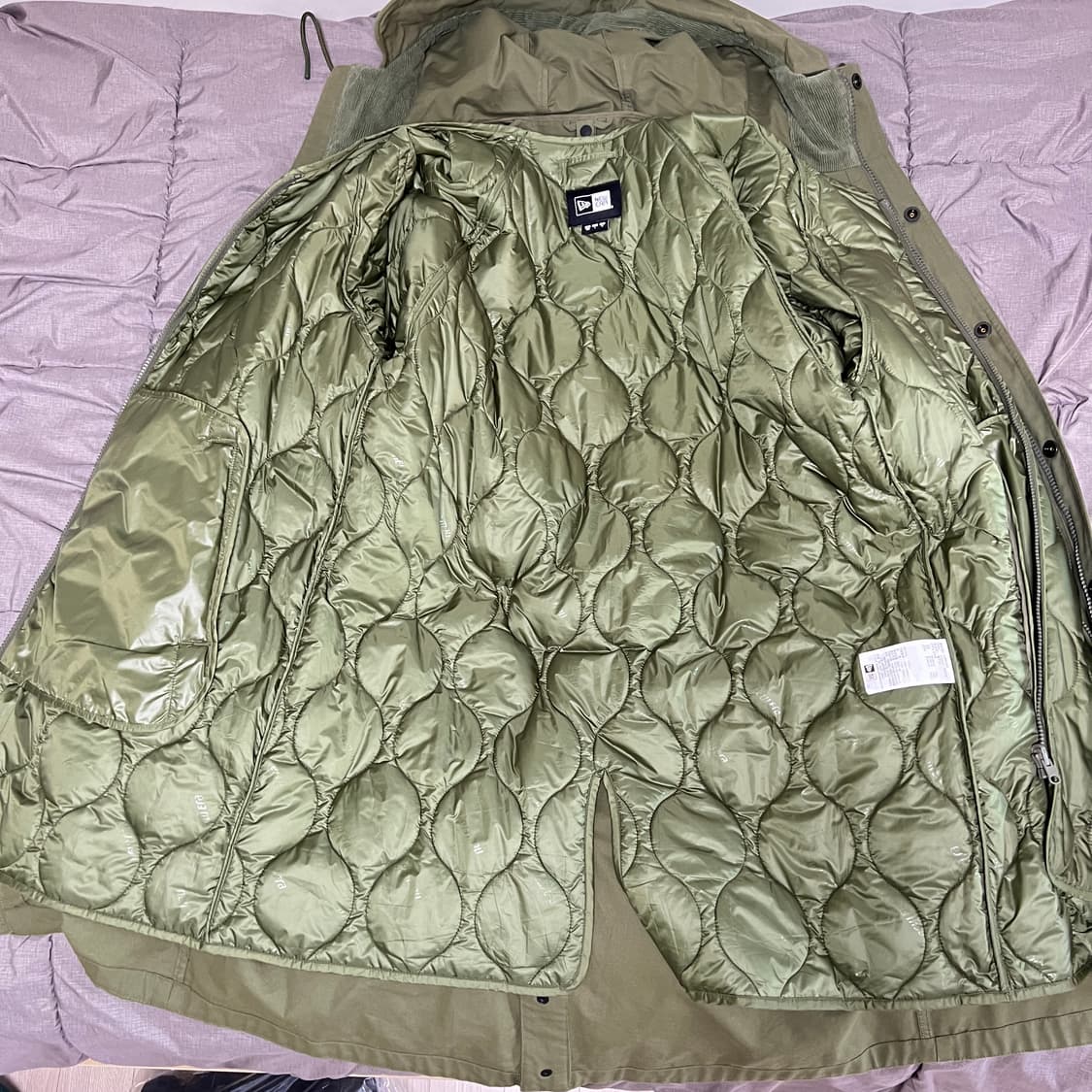 [새상품] 뉴에라 후드 야상 [L사이즈] 상품이미지4