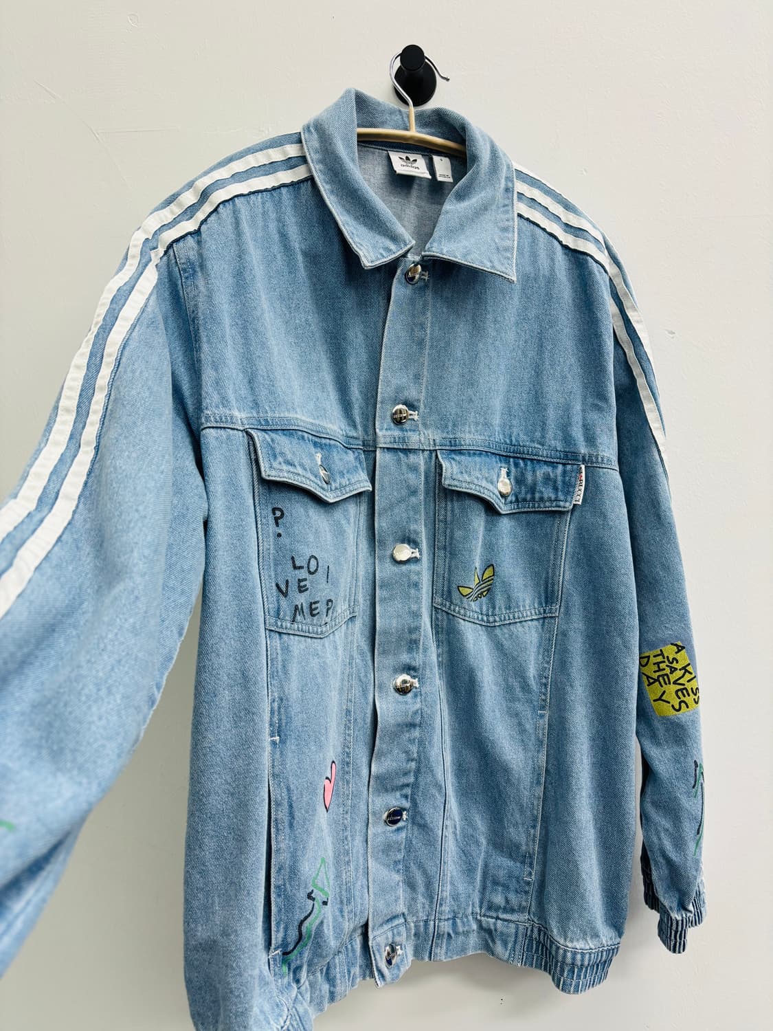 아디다스 x 피오루치 20SS 패턴 데님 자켓 상품이미지3