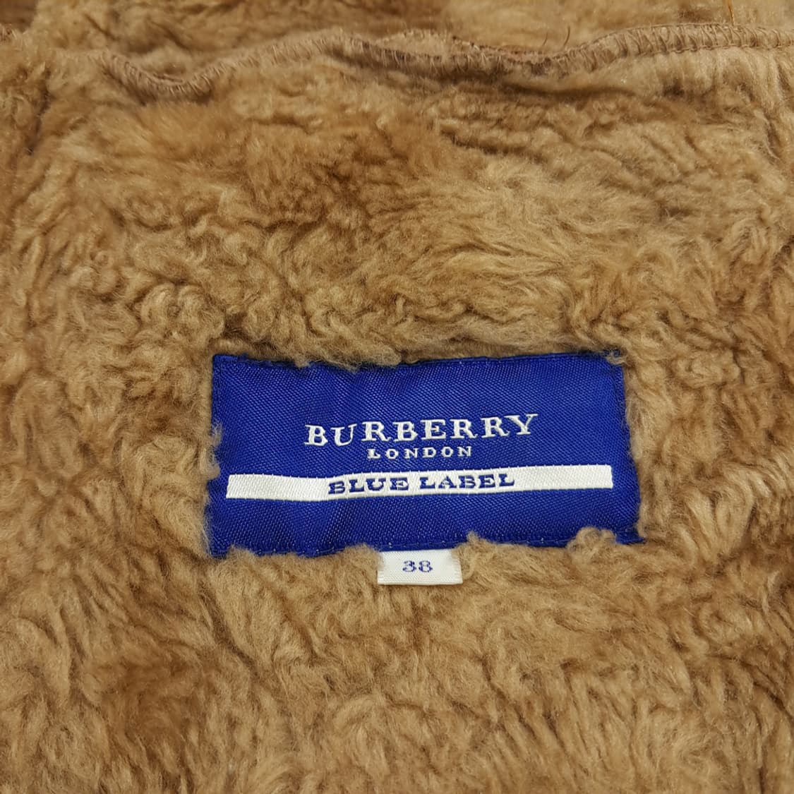 CN757W M 버버리 블루라벨 카멜 시어링 자켓 상품이미지6