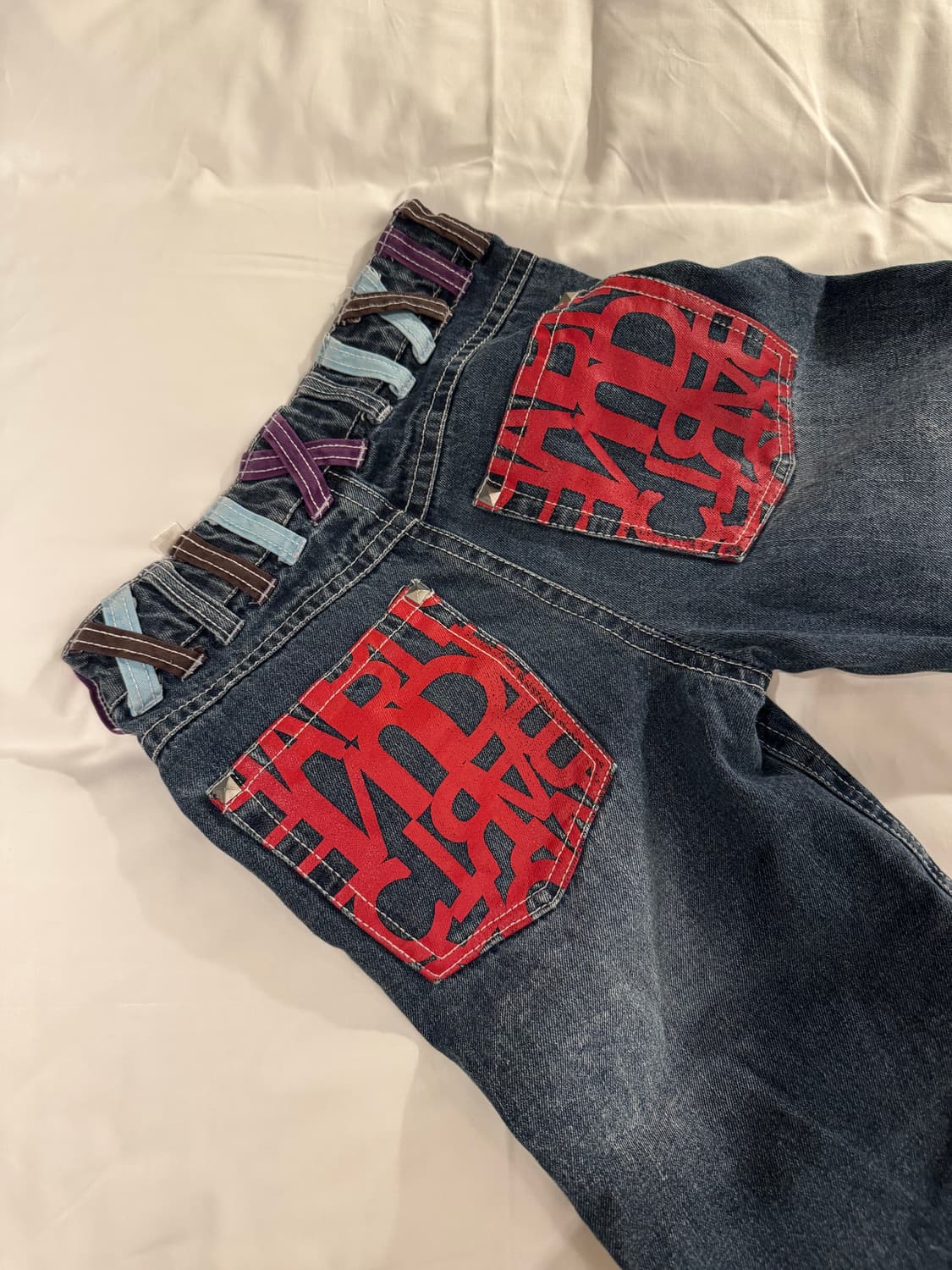 Vintage denim pants woman 상품이미지5