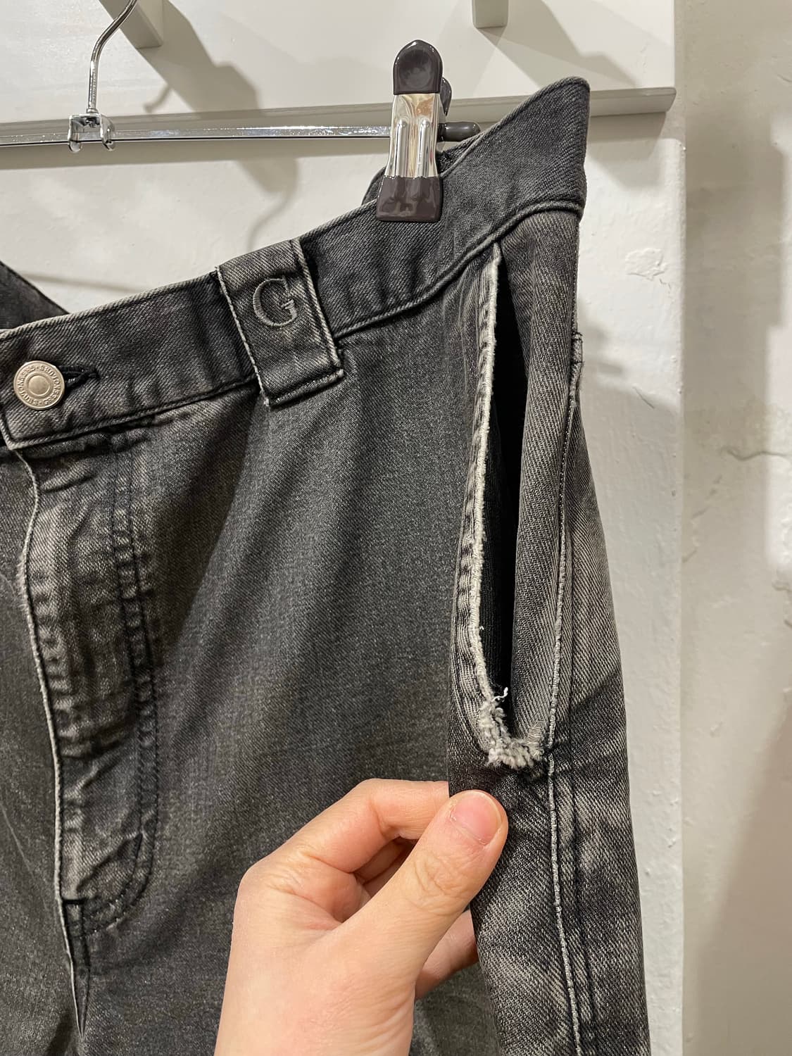 그린클럽 오버핏 자수 팬츠 상품이미지10