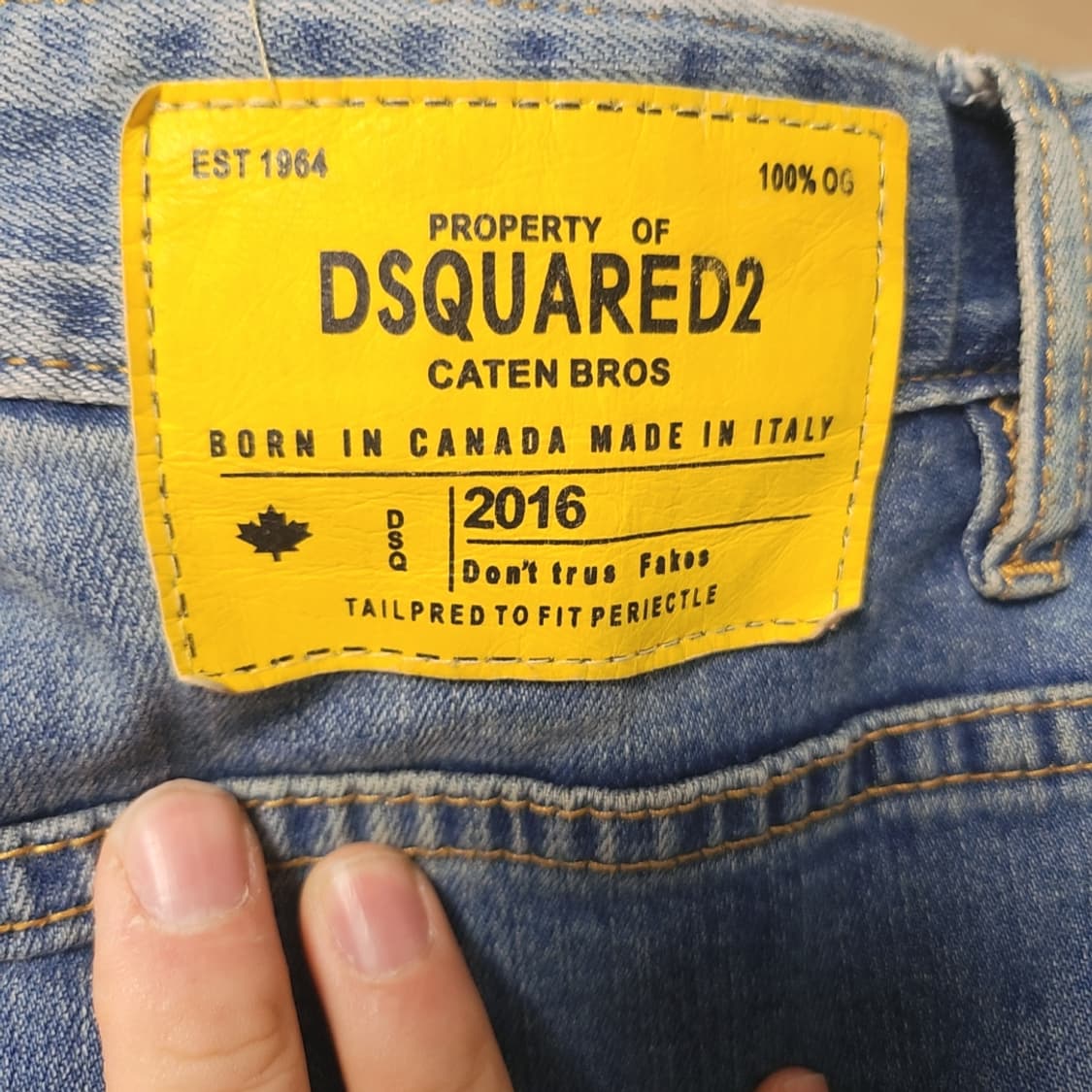 [36] 디스퀘어드 청바지 데님팬츠 48사이즈 상품이미지3
