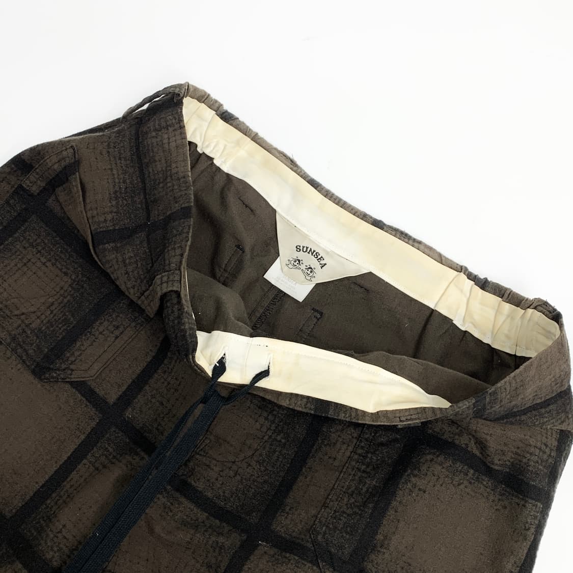 Sunsea (선씨) 브러쉬드 플란넬 체크 팬츠 상품이미지8