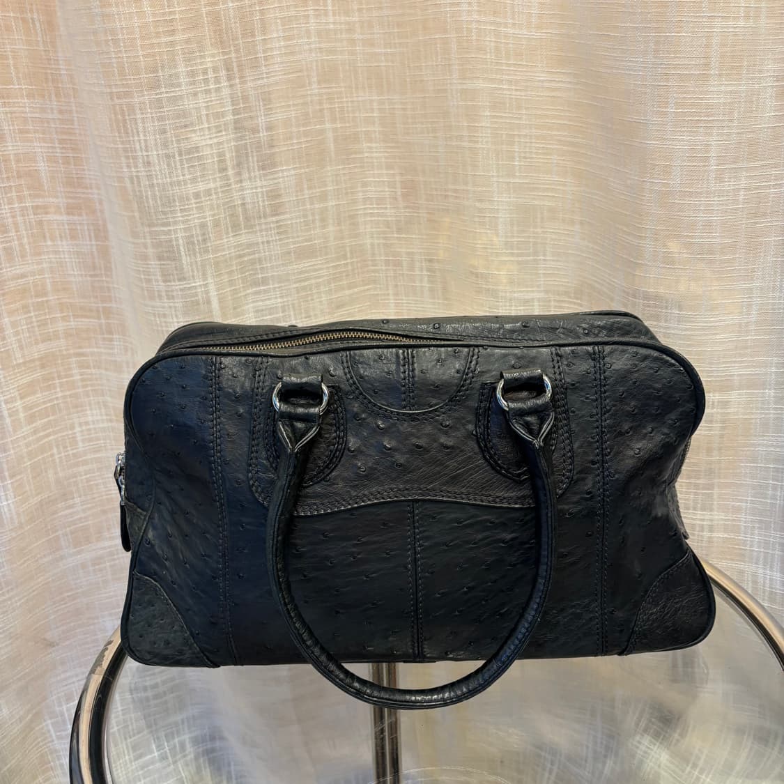 리얼 타조가죽 토트백     상품이미지6