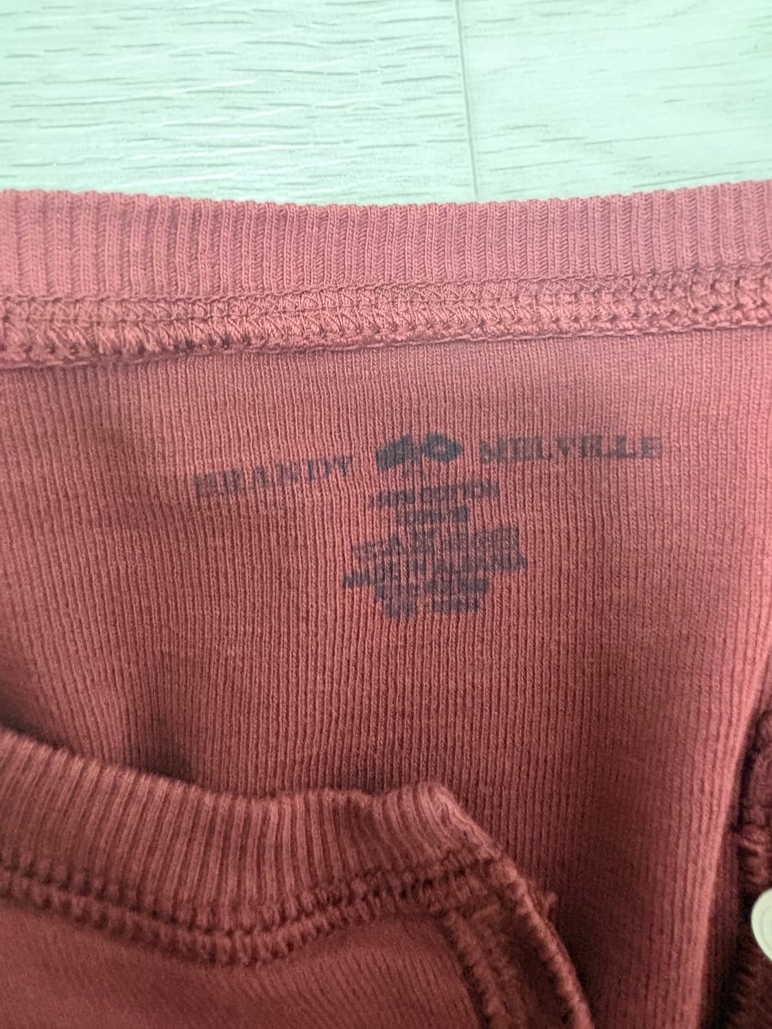 브랜디멜빌 버건디 헨리넥 슬리브 상품이미지2