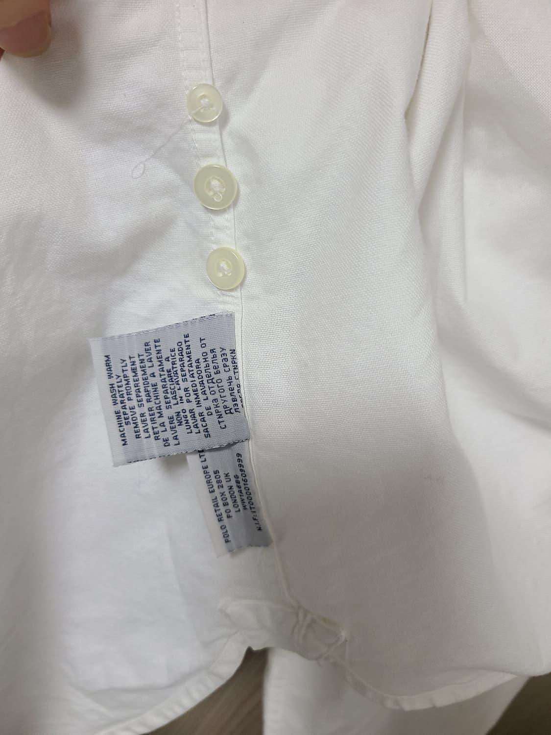 폴로 랄프로렌 클래식 옥스포드셔츠 3xl 빅사이즈 상품이미지3