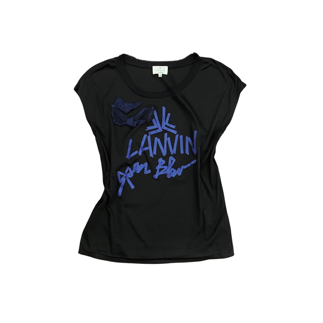 lanvin, Ribbon Black Top  상품이미지1