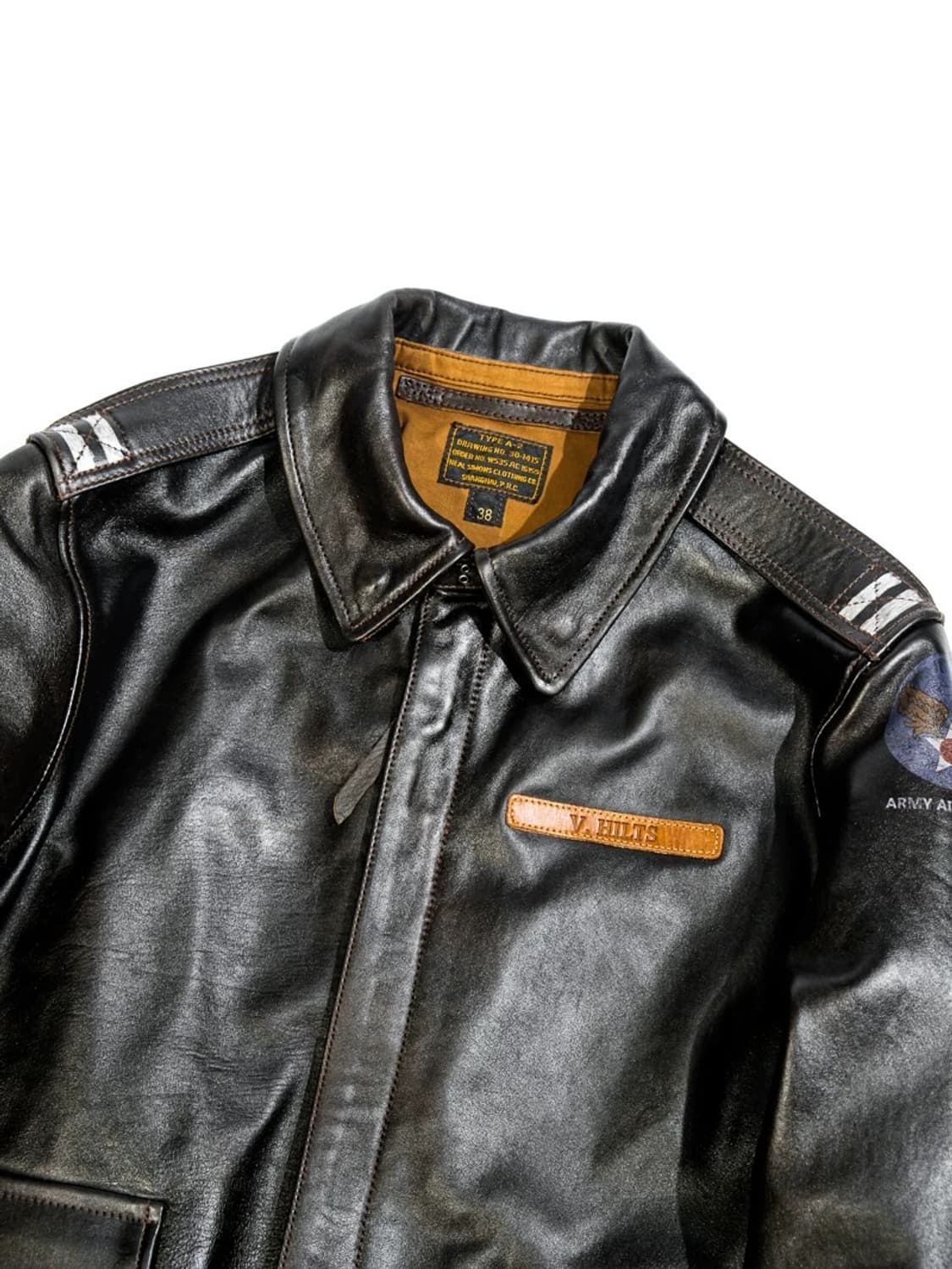 리얼시몬스 a2 말가죽 토이즈 맥코이 복각자켓 38사이즈 새제품 상품이미지5