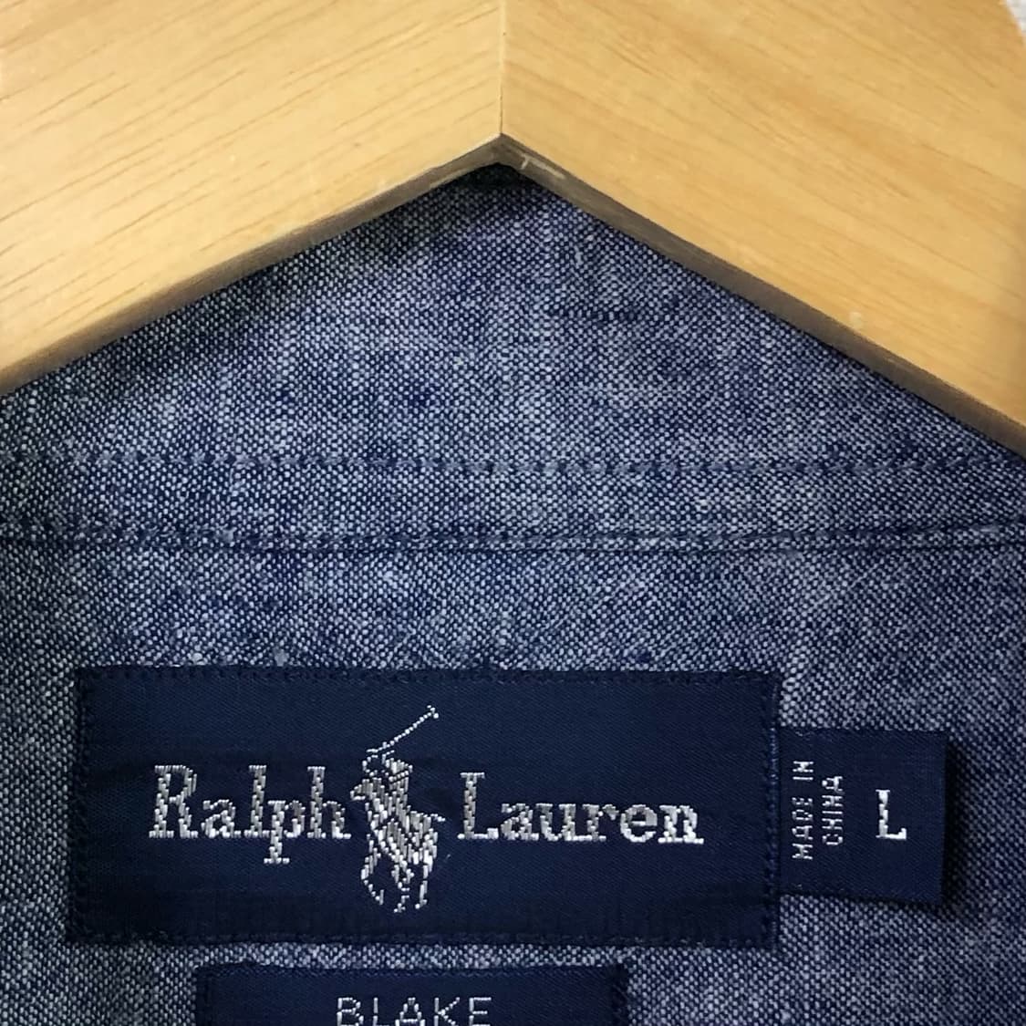 105 폴로 샴브레이 데님 셔츠 상품이미지3