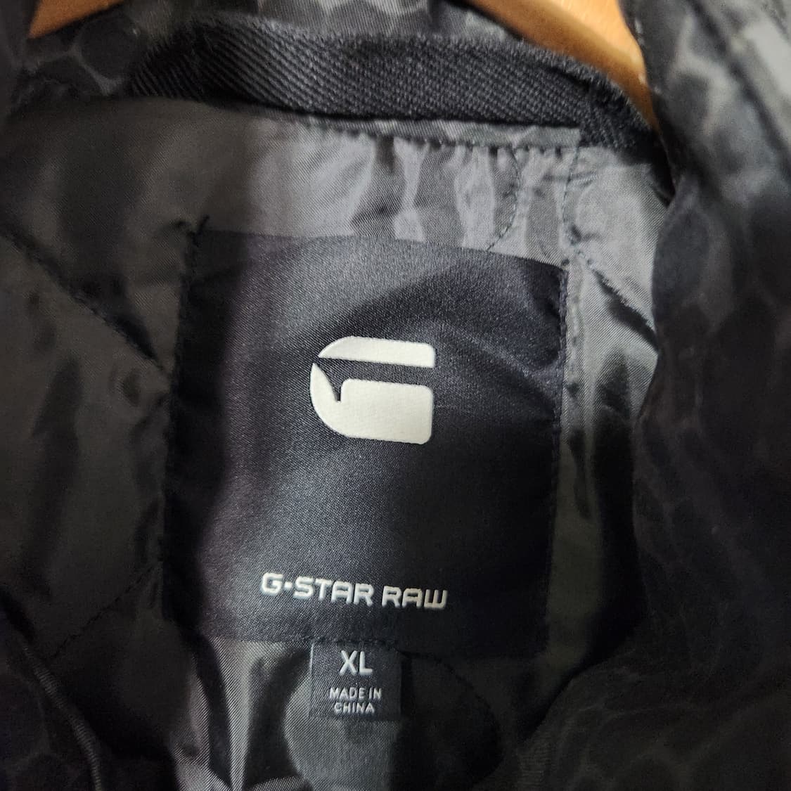 H135 [XL] 지스타로우 G srar 남성 누빔 점퍼 자켓 상품이미지3