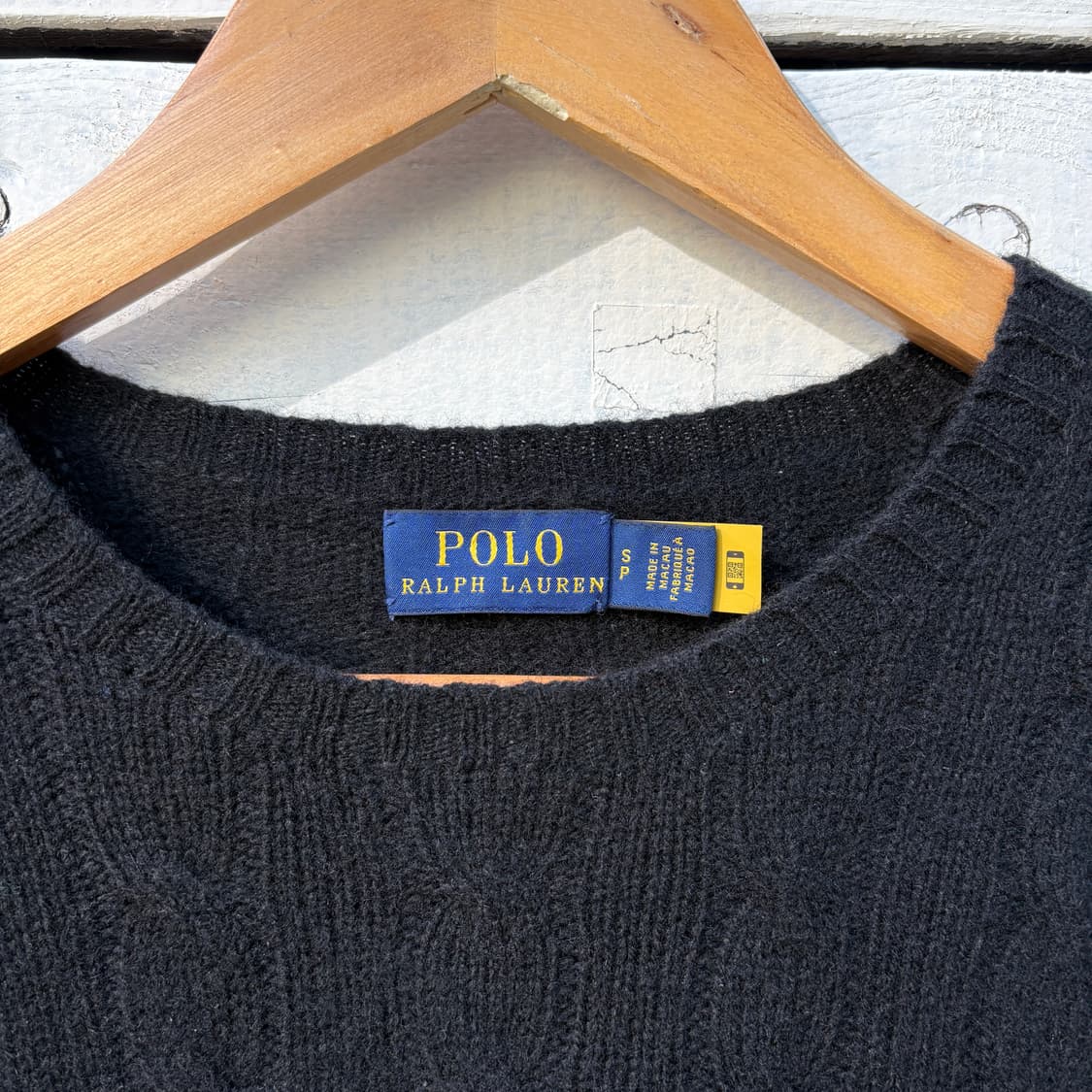 Polo 폴로 울 캐시미어 케이블 꽈배기 니트 상품이미지4