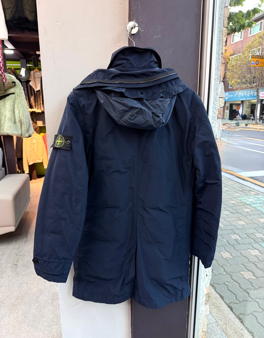 100/ 스톤아일랜드 마이크로 레펠 패딩 코트 상품이미지8