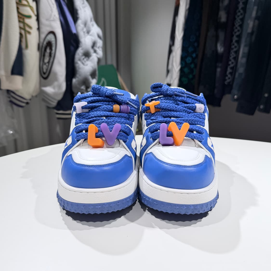 (A+/7) / 루이비통 LV트레이너 맥시 스니커즈 블루 상품이미지2