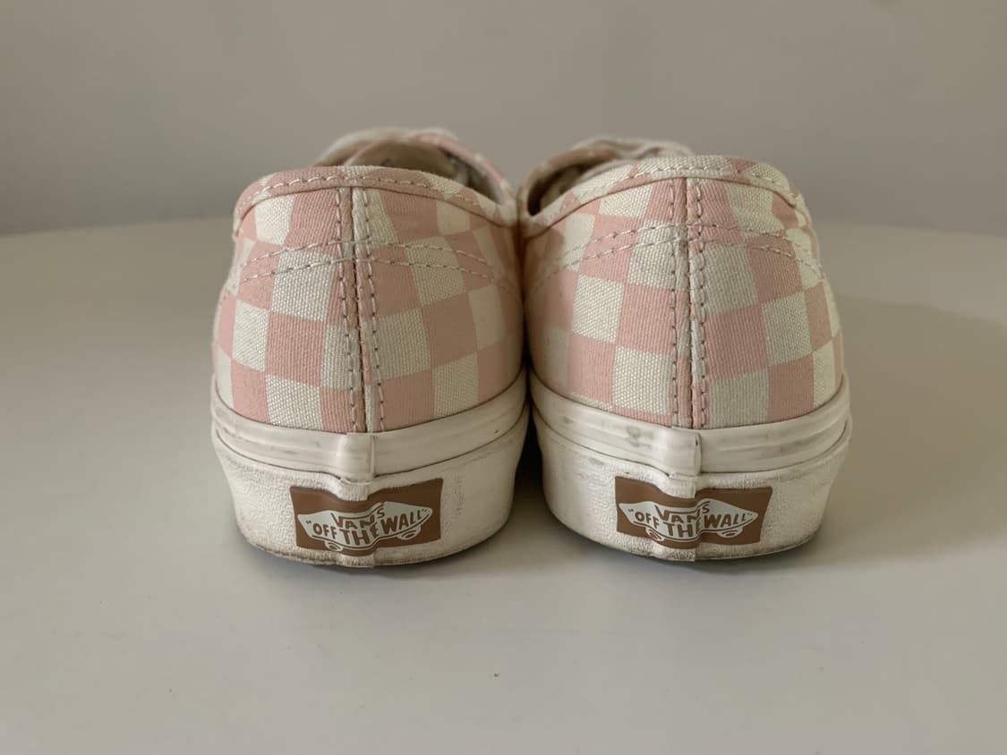 반스 어센틱 깅엄체크 핑크 상품이미지3