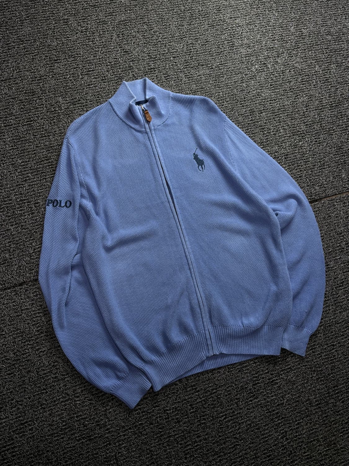 폴로 랄프로렌 빅포니 와플 니트 집업 1703 상품이미지1