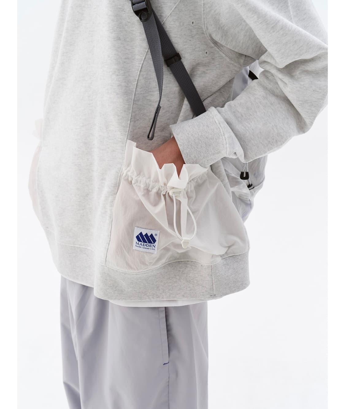 Gear Pocket Hoodie Pullover Melange 상품이미지5