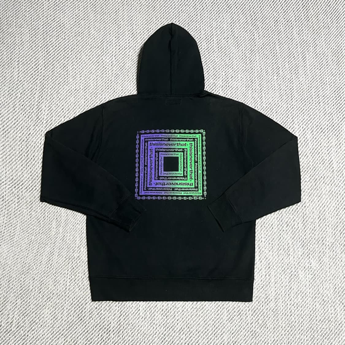 [L] Thisisneverthat 디스이즈네버댓 그래픽 블랙 후드티 상품이미지2