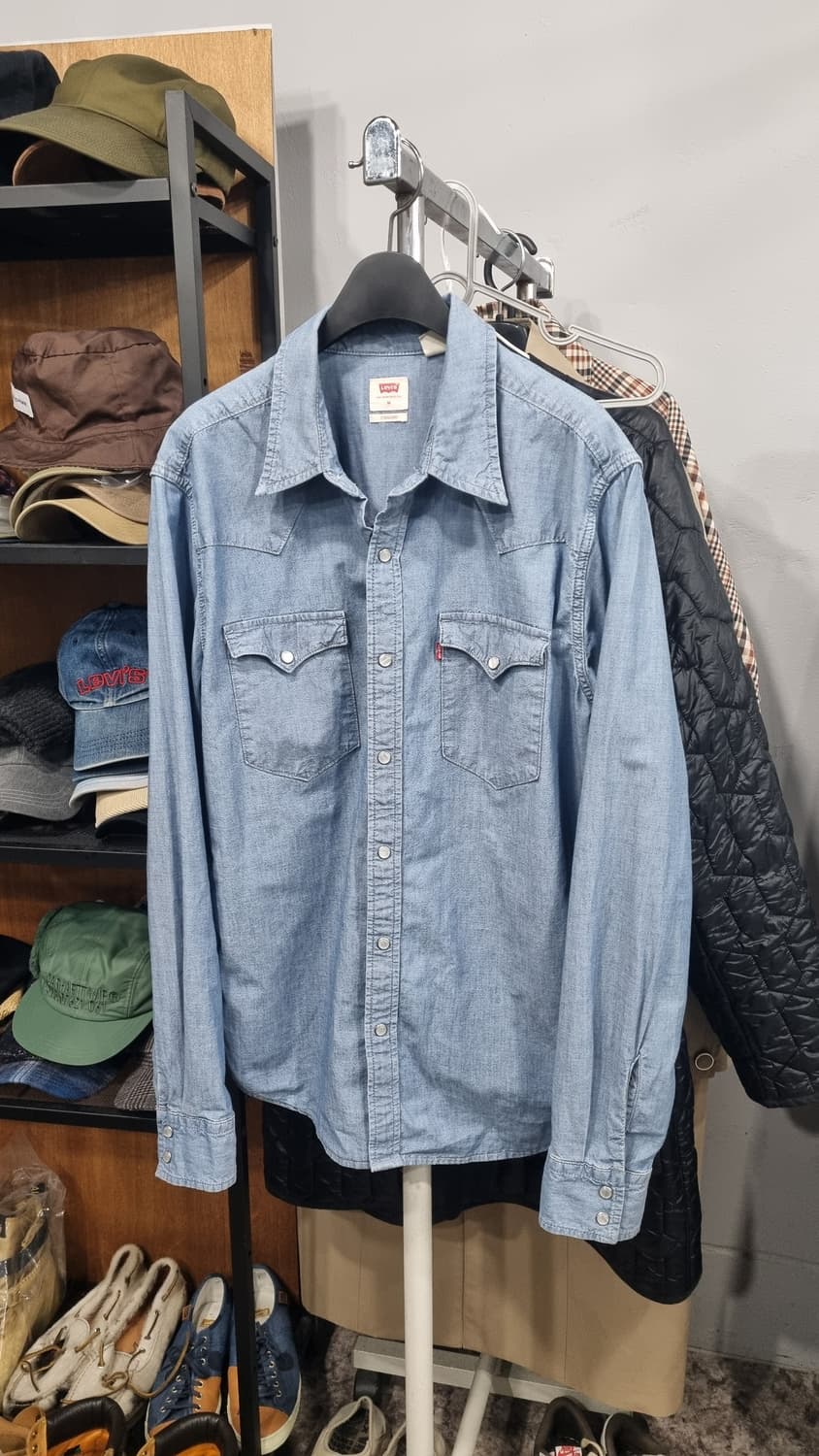 LEVI'S 연청 웨스턴 청남방 국내100(M) 상품이미지1