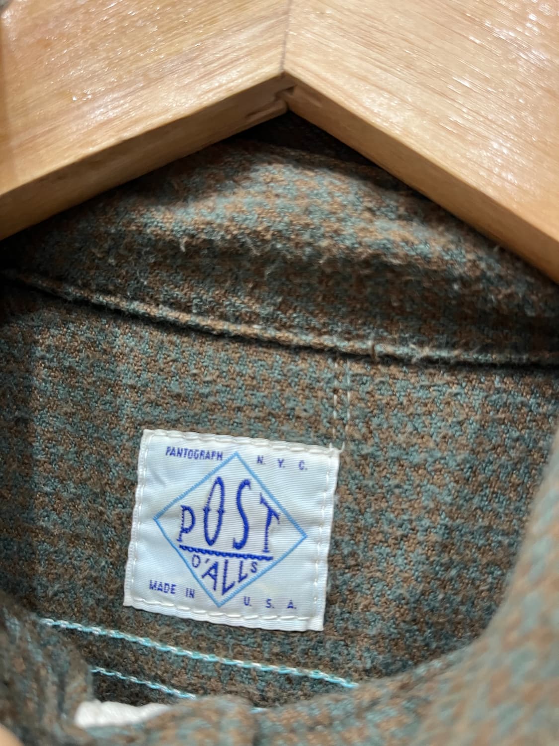 포스트 오버롤즈 플란넬 셔츠 Made in USA 상품이미지4