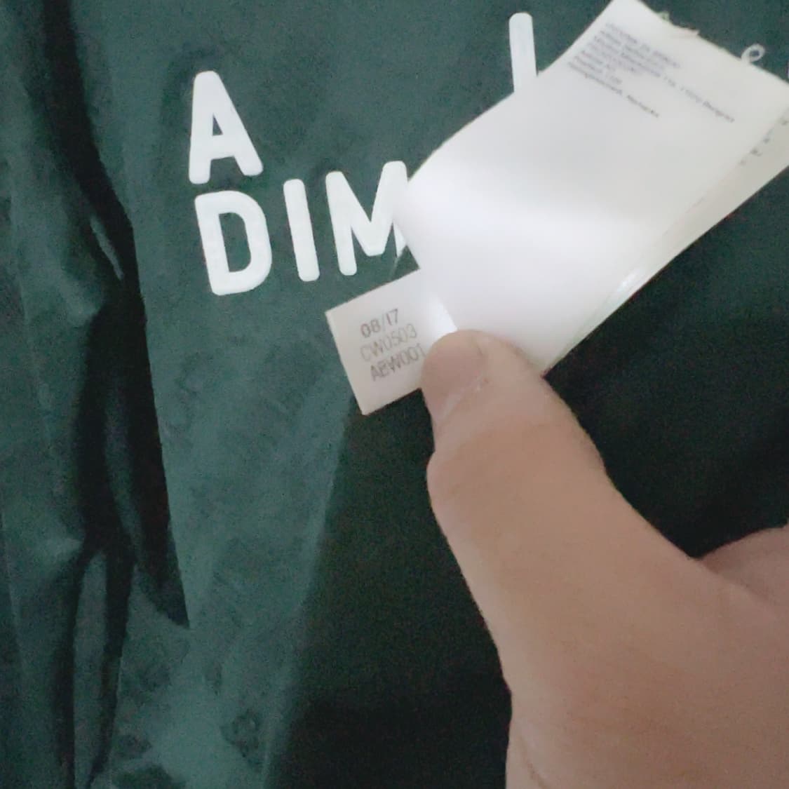 아디다스x알렉산더맥퀸 그린 블록코어 봄 공용 유니폼 상품이미지7