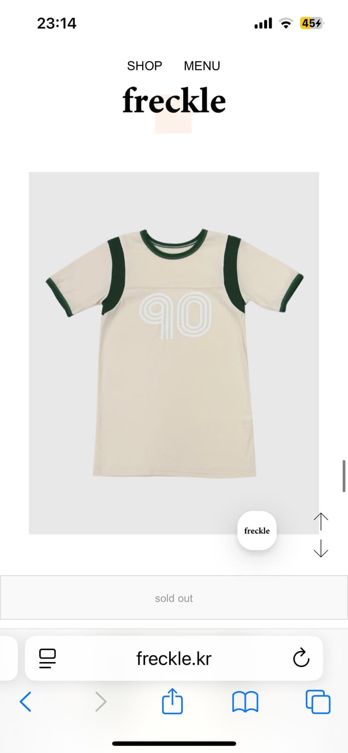 프레클 90 retro tee 상품이미지2