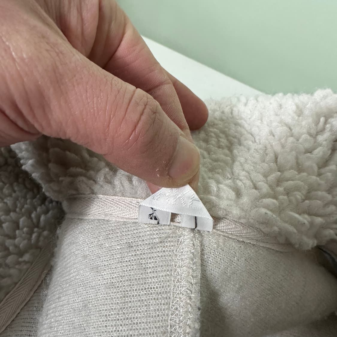 M-L 아르켓 오버핏 아이보리 플리스자켓 상품이미지6