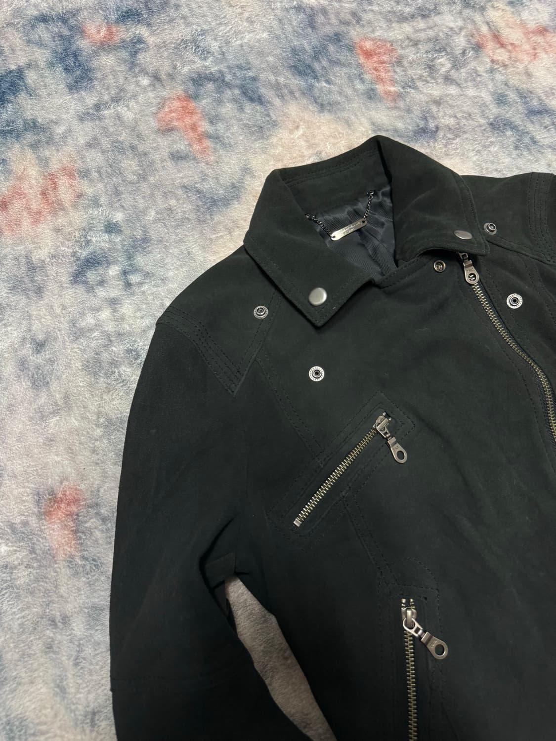 Abahouse goat skin crop rider jacket 상품이미지3