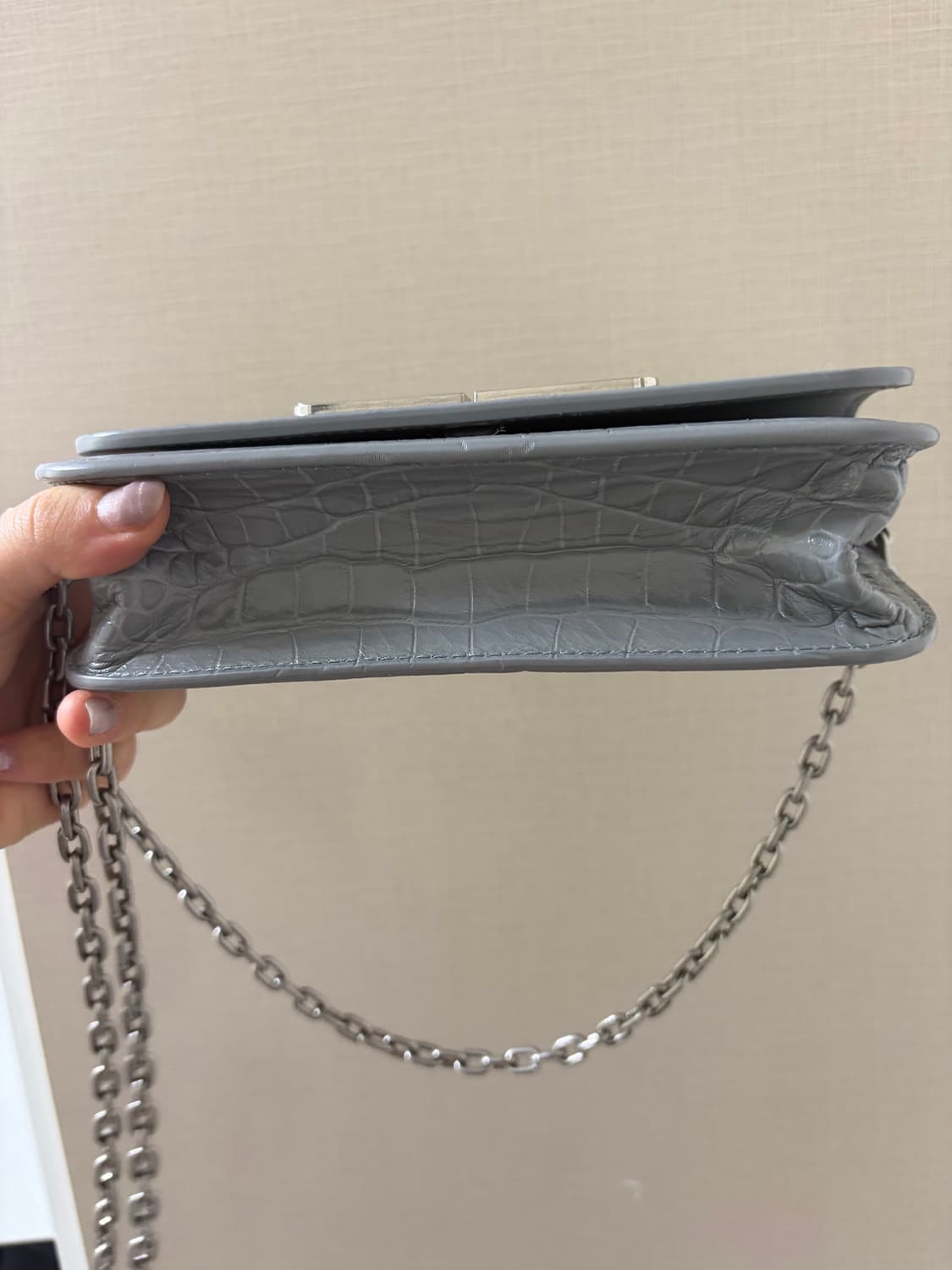 발렌시아가 BB로고 GOSSIP 월렛 체인 크로스백  상품이미지3