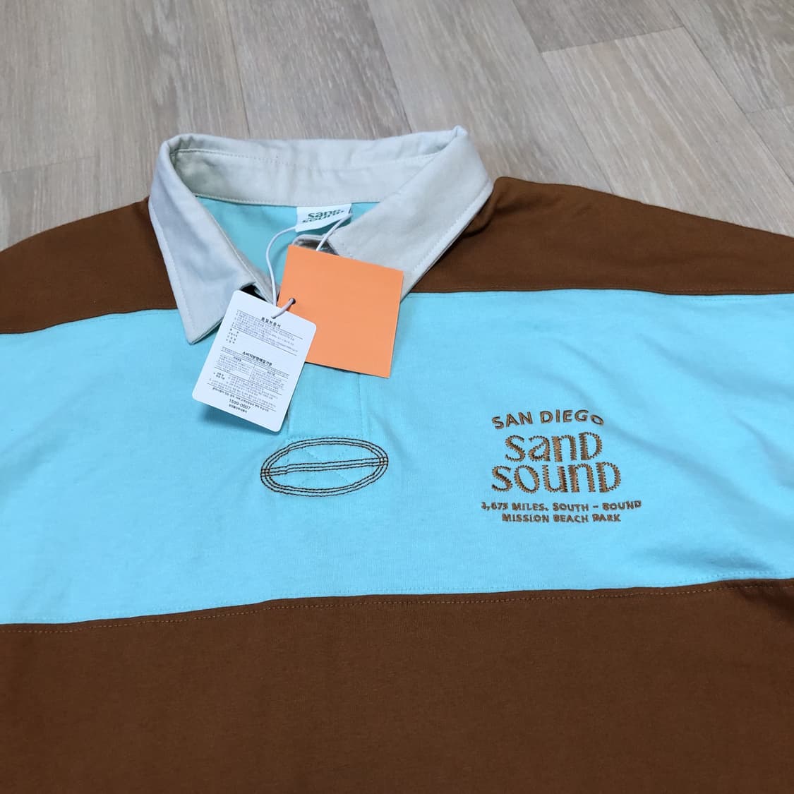 (오버핏 L) 새상품 샌드 사운드 SAND SOUNDS 럭비티 럭비셔츠  상품이미지6
