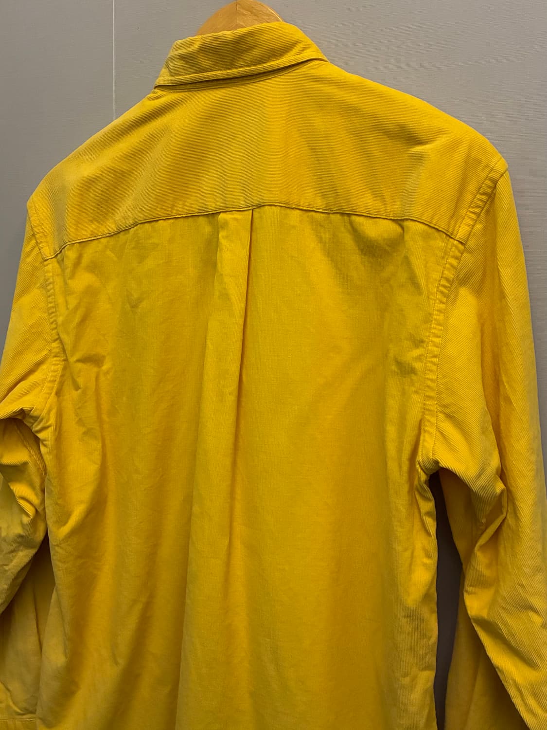 (M~L)00s 폴로랄프로렌 코튼 버튼다운 코듀로이 셔츠 옐로우 상품이미지7