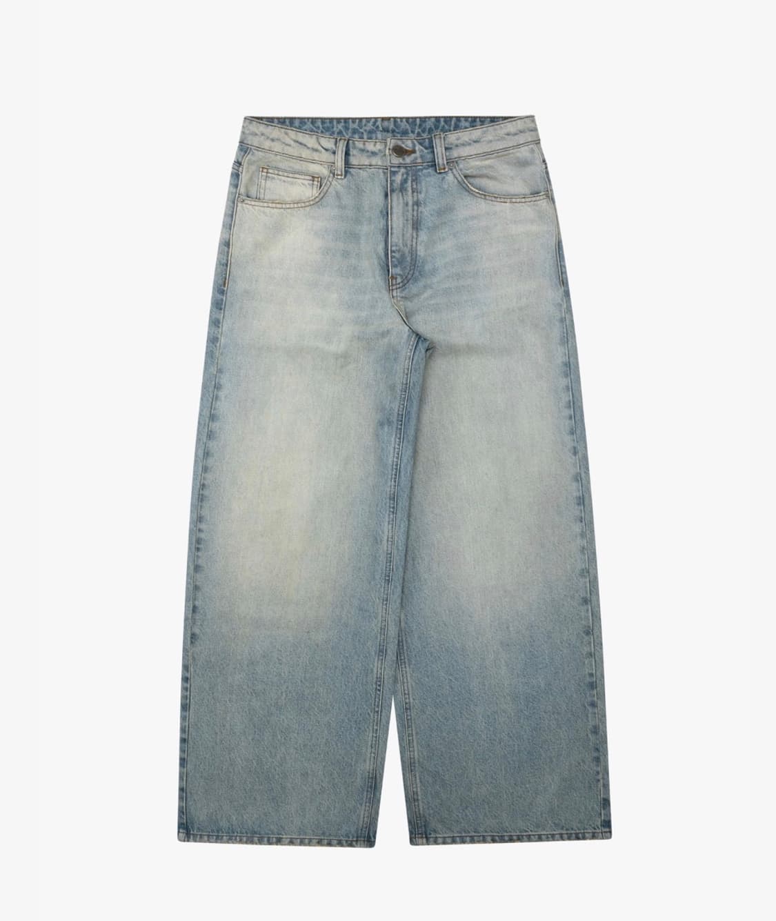 P.I. 1211 라이트 워시 와이드 레그 데님 32/30 상품이미지3