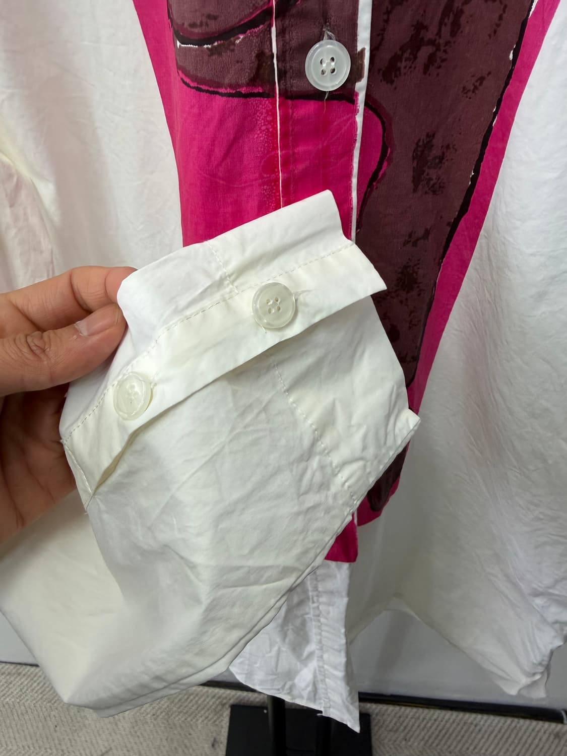 정품) 마르니 여성 프린팅 셔츠 38 상품이미지4