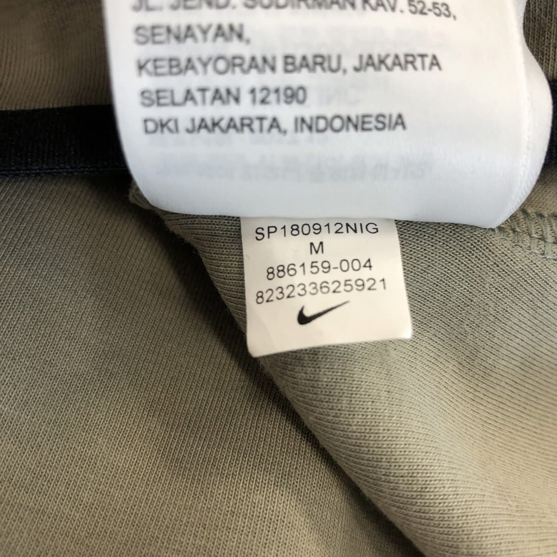 나이키 테크플리스 맨투맨 M 연카키  상품이미지7