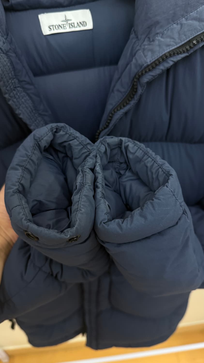 (M/100) 스톤아일랜드 오가닉 필 텔라 패딩 네이비 상품이미지5
