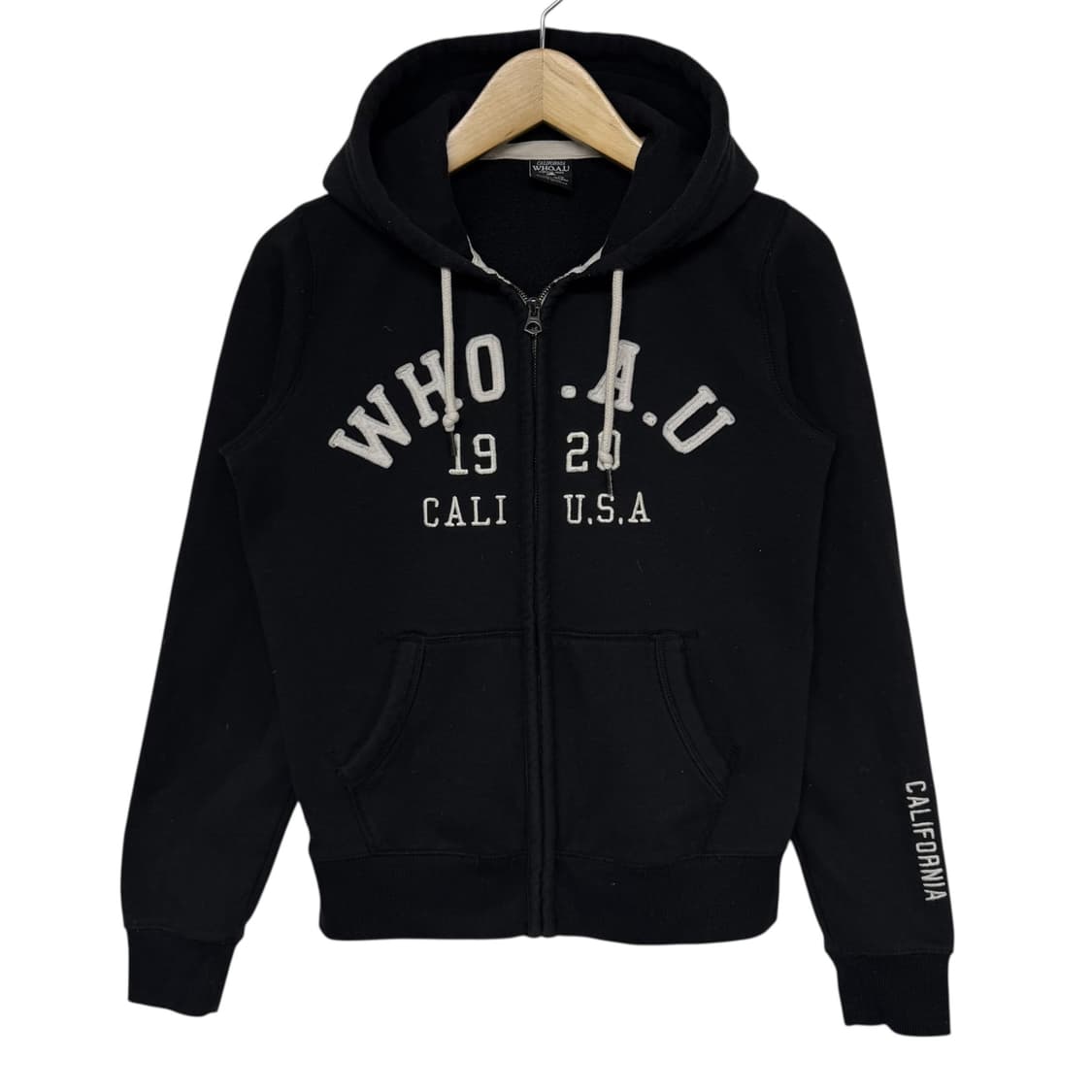 후아유 아치로고 후드집업 상품이미지1