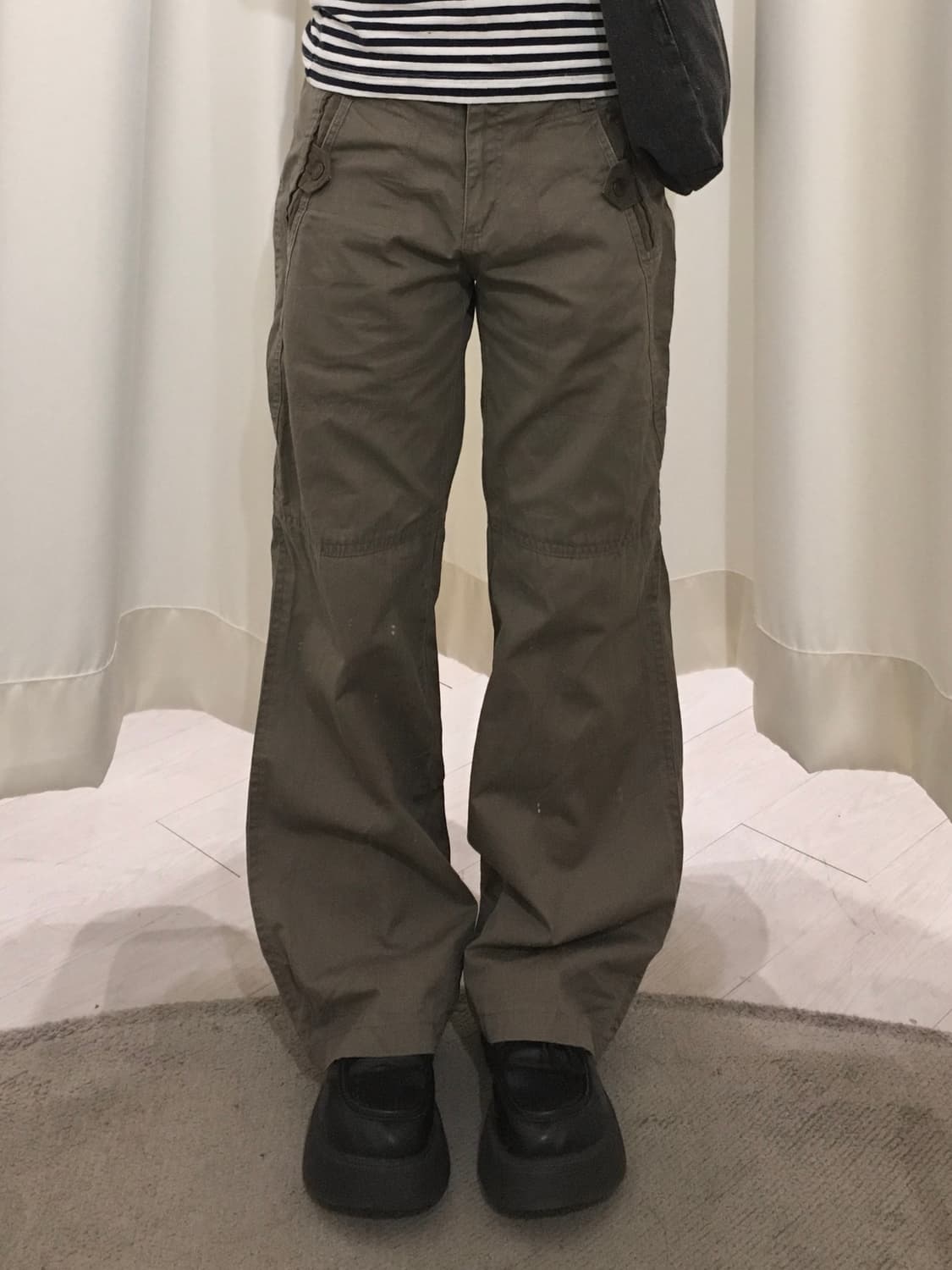 y2k button pants 상품이미지2